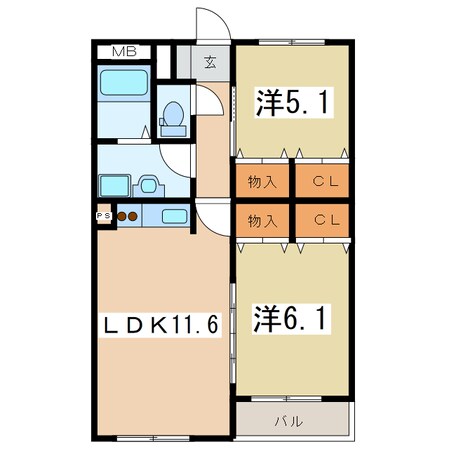 ＫＫＭ伍泉の物件間取画像